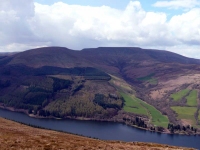 The view over Talybont Reservoir from Tor-y-Foel