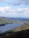 The view over Talybont Reservoir from Tor-y-Foel