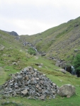 Coast to Coast - Day 3 - the first sight of Lining Crag just over the top of the ridge