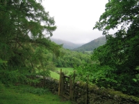 Coast to Coast - Day 5 - the view up Patterdale, not long after the path started to climb up to the Hause