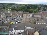 Coast to Coast - Day 10 - view of the town centre from the Castle