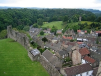 Coast to Coast - Day 10 - a view over the town down to the river Swale