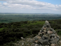 Coast to Coast - Day 12 - I can see the North Sea for the first time on the horizon (just)