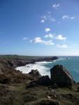 The view back toward The Lizard from the Downs