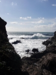 The view out to sea from near The Lizard Downs