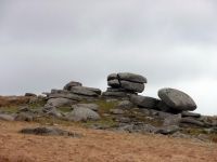 Stacks of rocks on Bodmin Moor