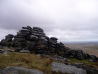 Stacks of rocks on Bodmin Moor