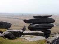 View from Stowes Hill looking towards the Cheesewring