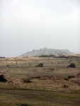 The view of Stowes Hill with The Hurlers stone circles in the foreground