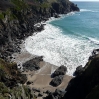 A sandy cove near The Lizard in Cornwall