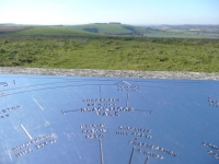 Walking along the ridge at Win Green