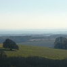 Walking along the ridge at Win Green