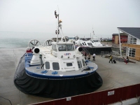 A hovercraft at Ryde