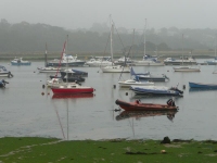 The morning mist over Bembridge Harbour