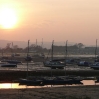 The sunset over Bembridge Harbour, IoW