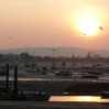 The sunset over Bembridge Harbour, IoW