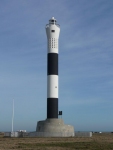 The second of the two Dungeness lighthouses