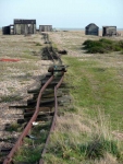 An old trackway leading down to the beach