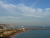 The view across Dover harbour