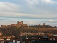 Dover Castle from the Eastern Heights