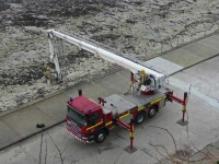 Firemen practising