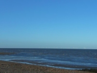 Wind turbines off the coast of Kent