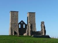 The remains of St Mary\'s Church at Reculver