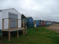 Beach huts at Whitstable