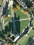 Rochester Castle from GoogleEarth