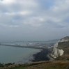 The view back to Dover harbour on the third morning