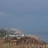 The view down to Deal from the cliffs to the west