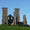 The remains of St Mary\'s Church at Reculver