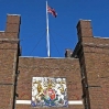 Entrance gate badge to Chatham Dockyards