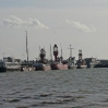 Barges and Houseboats on the River Medway