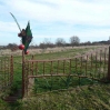 A decorative gate from an old cherry orchard