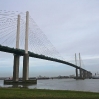 The Dartford Bridge in the background