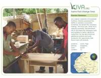 Kiva Calendar 2008 - Komlan Semenou (May)