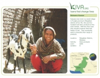 Kiva Calendar 2008 - Ruksana Kausar (September)