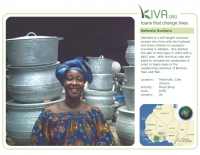 Kiva Calendar 2008 - Salimata Ouattara (November)