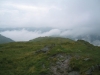 Day 1 - The view from Stone Arthur into the valley of Grasmere (filled with cloud!)