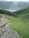 Day 3 - The view of Thirlmere from Comb Crag (on the way up to Helvellyn