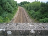 The railway line from Uckfield heading north