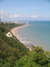 View along the east beach of Eastborne, looking towards the pier