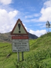 Lake District passes warning sign for Wrynose and Hardknott Passes - better take care then.