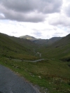 Lake District passes - looking down the far side of Wrynose Pass, towards Hardknott Pass