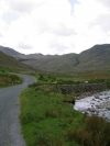 Lake District passes looking up Hardknott Pass