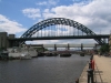 Bridges of Newcastle. Tyne Bridge from Quayside