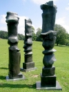 Yorkshire Sculpture Park, June 2007.  A sculpture by Henry Moore