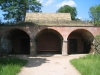 Yorkshire Sculpture Park, June 2007. Deer Shelter by James Turrell - view of the outside