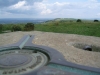 View from Ditchling Beacon trig point towards the east